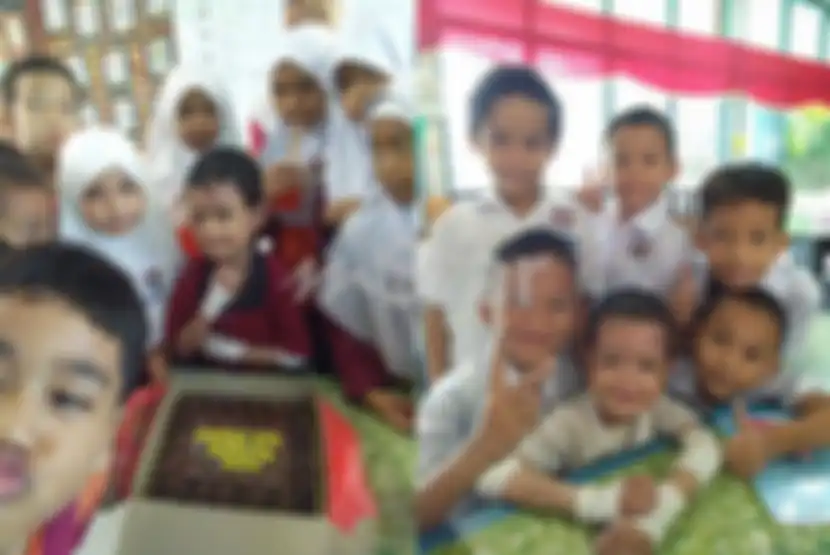 Alif dan teman-temannya di Sekolah.