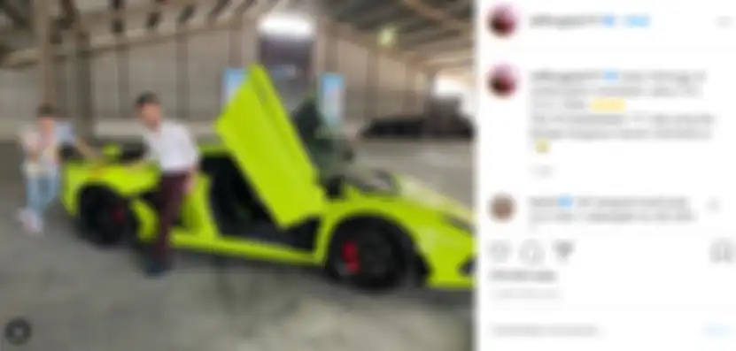 Raffi Ahmad unggah foto bareng Lamborghini