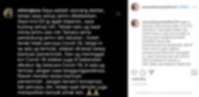  Tamara Bleszynski balik beri komentar pedas kepada netizen yang menyebutnya tak percaya dengan covid-19.