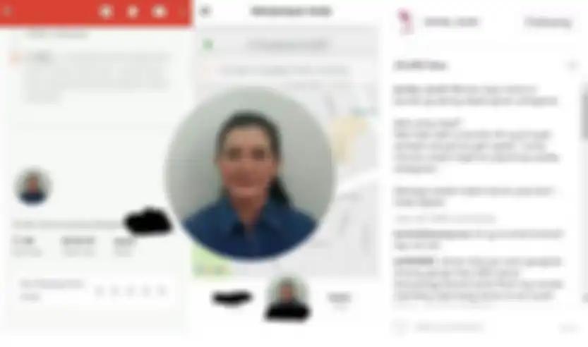 Info yang membuktikan Darti Manulang jadi driver taksi online