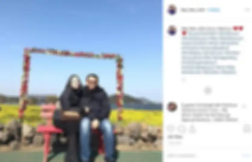 Foto mesra Basuki Tjahaja Purnama dan Puput Nastiti Devi