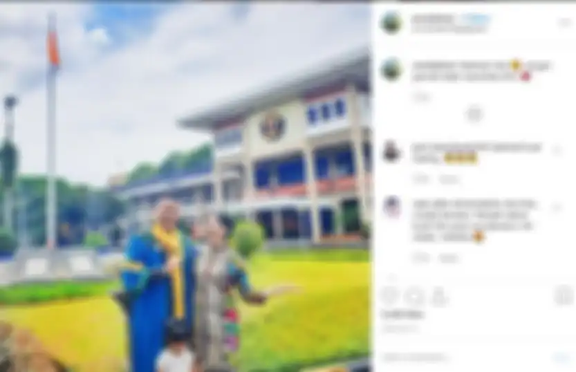 Winda menemani wisuda sang suami di Universitas Padjajaran