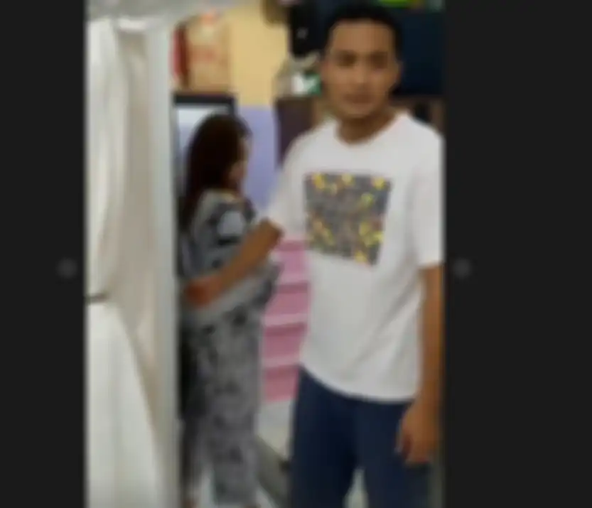 Pria ini digerebek istri sah setelah terciduk berduaan dengan wanita lain di kamar