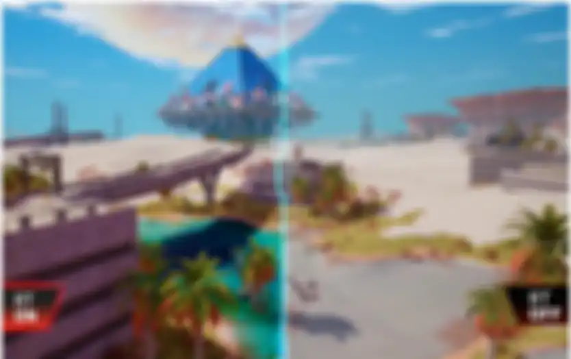 Ray tracing on vs Ray tracing off di Tower of Fantasy.