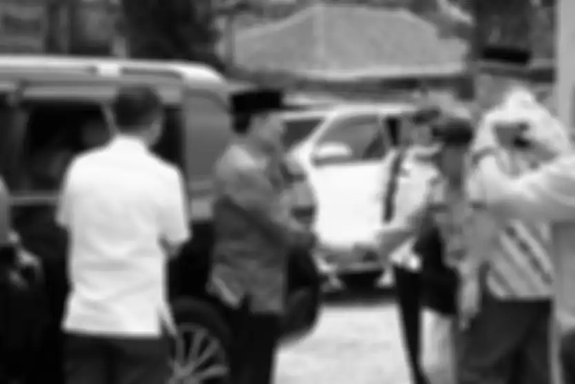 Menkopolhukam Wiranto saat melakukan kunjungan kerja ke Pandeglang, Banten.