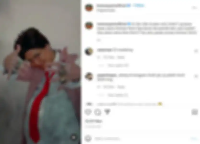 Penampilan Felicya yang menyerupai Hotman Paris tanpa seizin sang pengacara