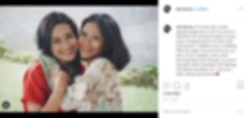 Unggahan Adira Kania bersama ibu kandungnya, Ikke Nurjanah
