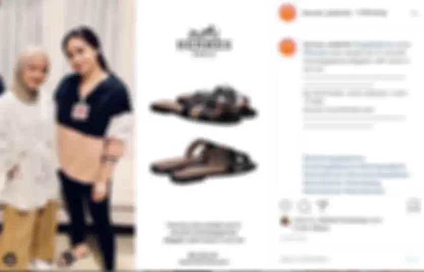 Nagita Slavina bikin netizen heboh usai pakai sandal teplek harga Rp 36 juta 