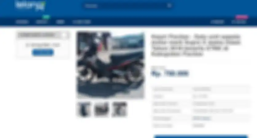 Honda Supra X tahun 2018 dilelang.