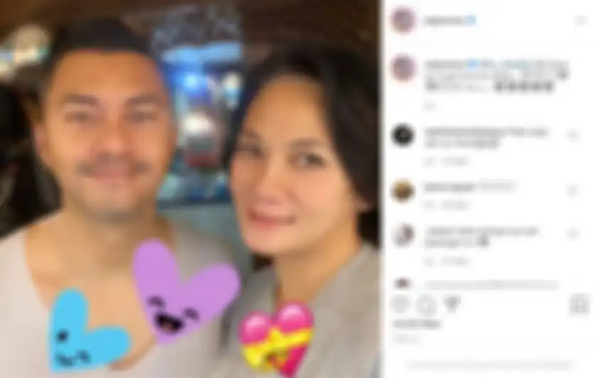 Potret romantis Anjasmara dan Dian Nitami
