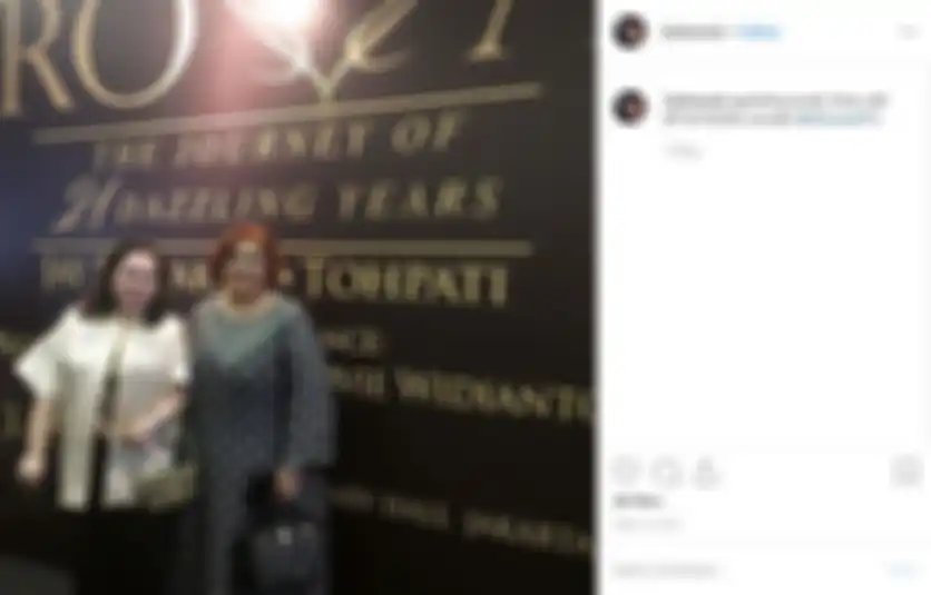 Tri Hanurita nonton konser bareng Lala Hamid