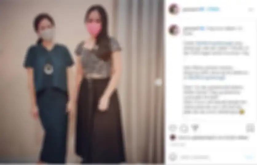 tangkapan layar instagram gracia indri