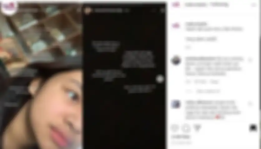Postingan Khirani yang diunggah ulang akun @makrumpita