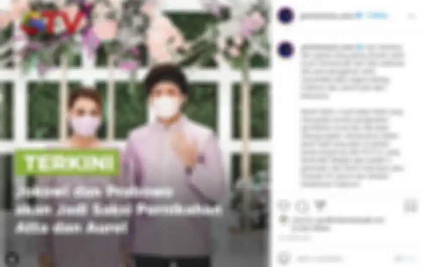 Jokowi dan Prabowo dikabarkan bakal jadi saksi nikah Atta dan Aurel