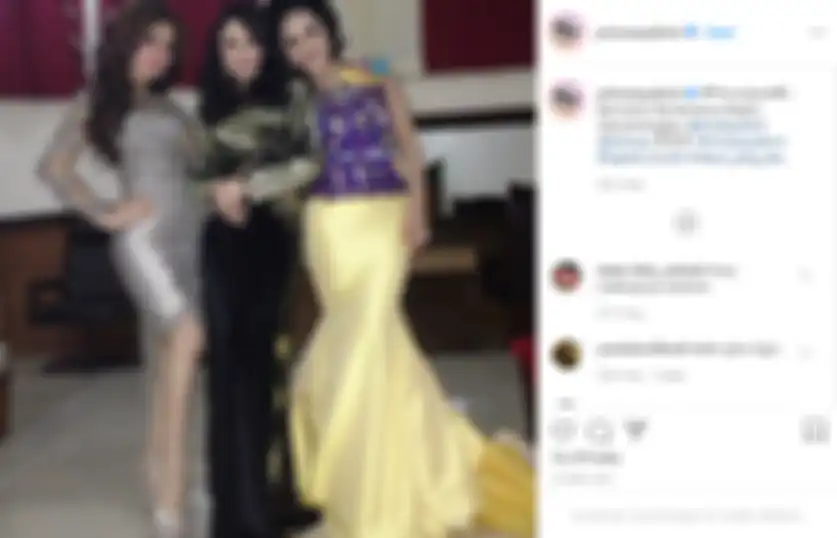 Foto jadul Syahrini bersama Rossa dan Krisdayanti