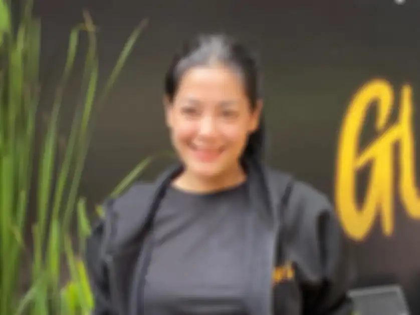 Lulu Tobing saat Grid.ID jumpai di kawasan Mampang, Jakarta Selatan, Kamis (13/7/2023).