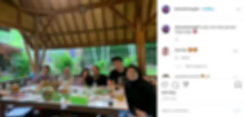 Dul Jaelani makan bersama keluarga Tissa Biani