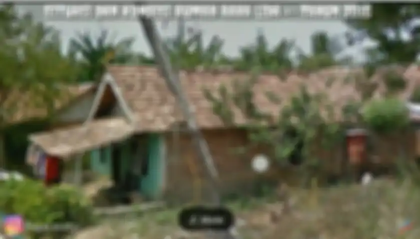 Ini penampakan rumah Rara sekitar tahun 2015 lalu.