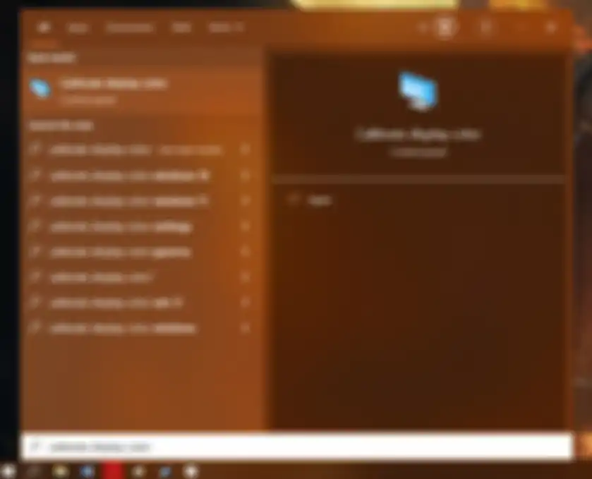 cara kalibrasi layar laptop di Windows 10