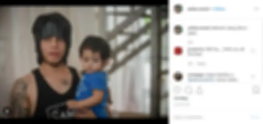Wajah anak Axel