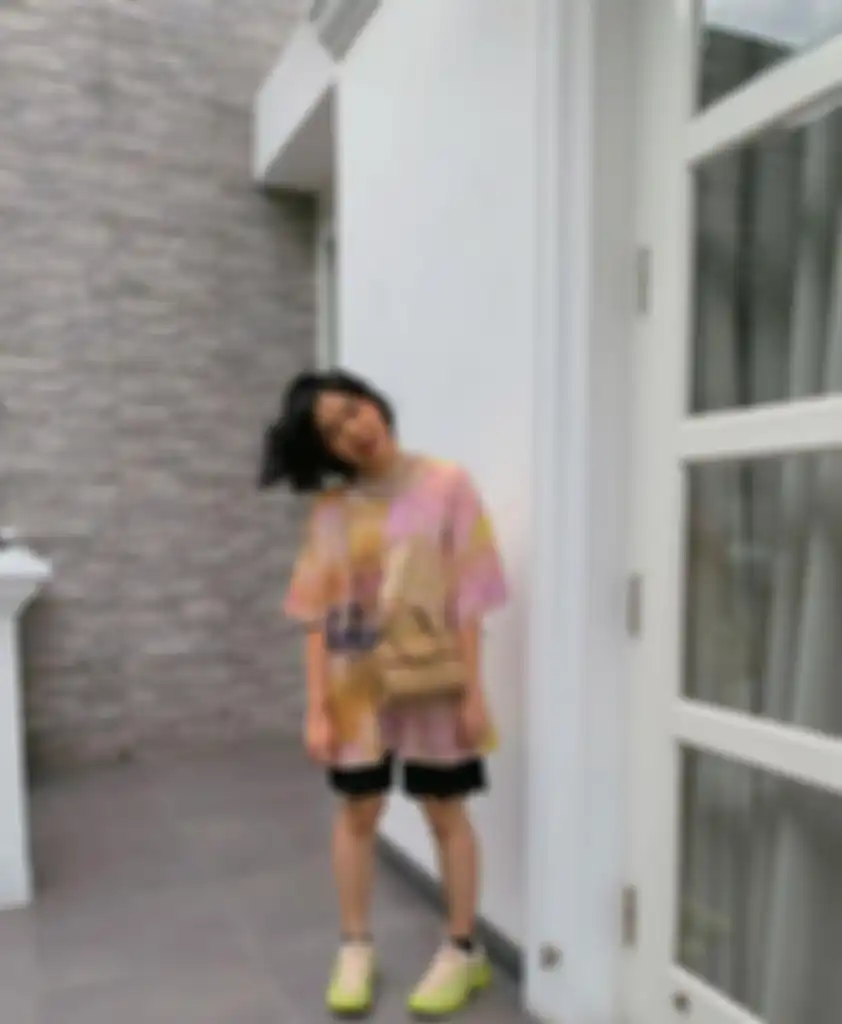 Outfit warna soft pink