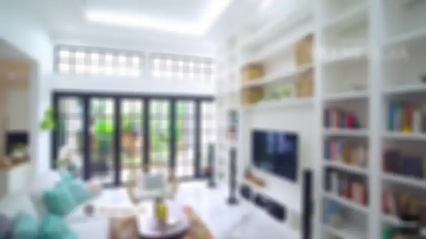 Ruang Keluarga di Rumah Rianti Cartwright