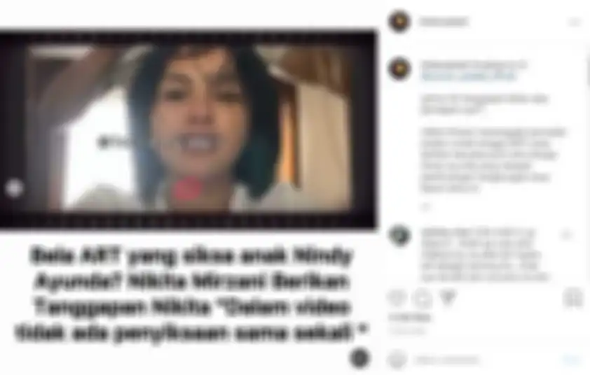 Nikita Mirzani komentari kasus kekerasan pengasuh pada anak artis