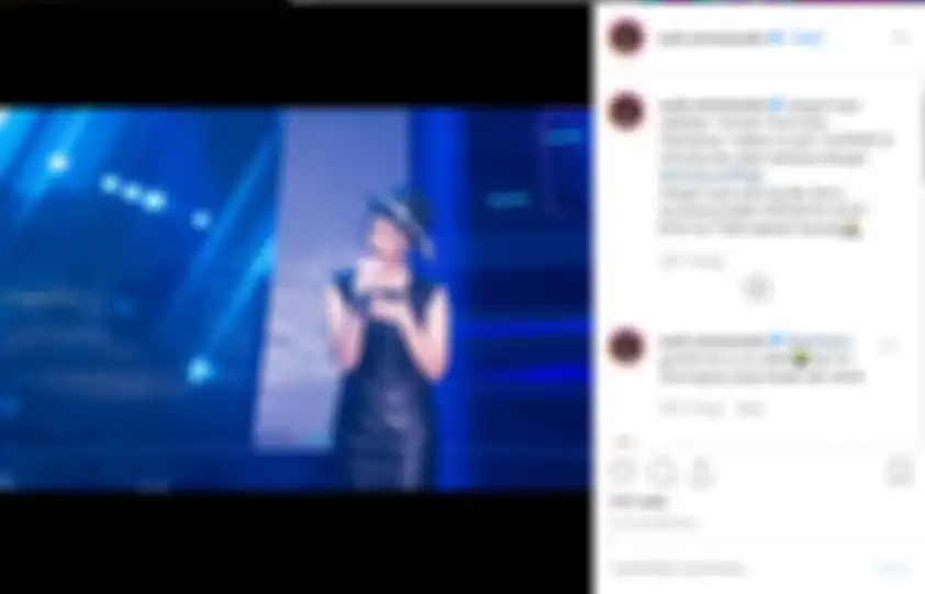Claudia Emmanuela saat tampil dalam ajang Mamamia