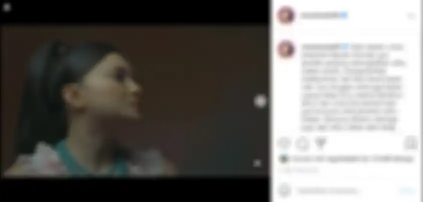 Unggahan Instagram Marshanda
