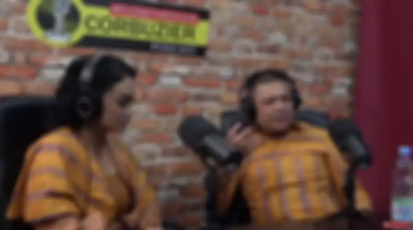 Raul Lemos dan Krisdayanti saat berbincang di vlog milik Deddy Corbuzier