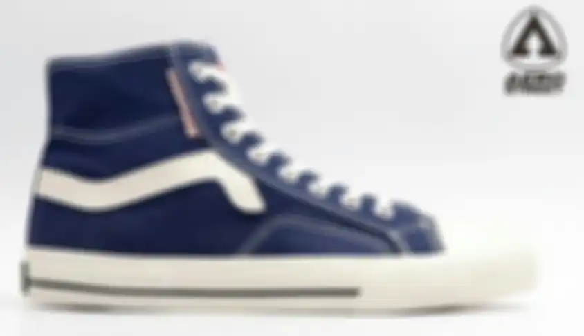 Sneakers High Brand Lokal Navy Aerostreet