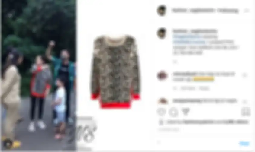 Hendak saingi Seojun dengan pakai sweater motif maung Rp 16 juta, Nagita Slaivina bikin netizen speechless
