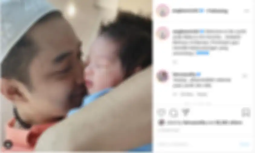 Pamer potret perdana putranya yang lahir bertepatan dengan perayaan tahun baru, Angbeen Rishi ungkap arti nama anaknya