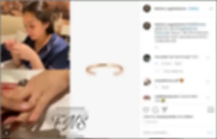 cincin yang diberikan Raffi Ahmad sebagai Hadiah untuk Nagita Slavina.