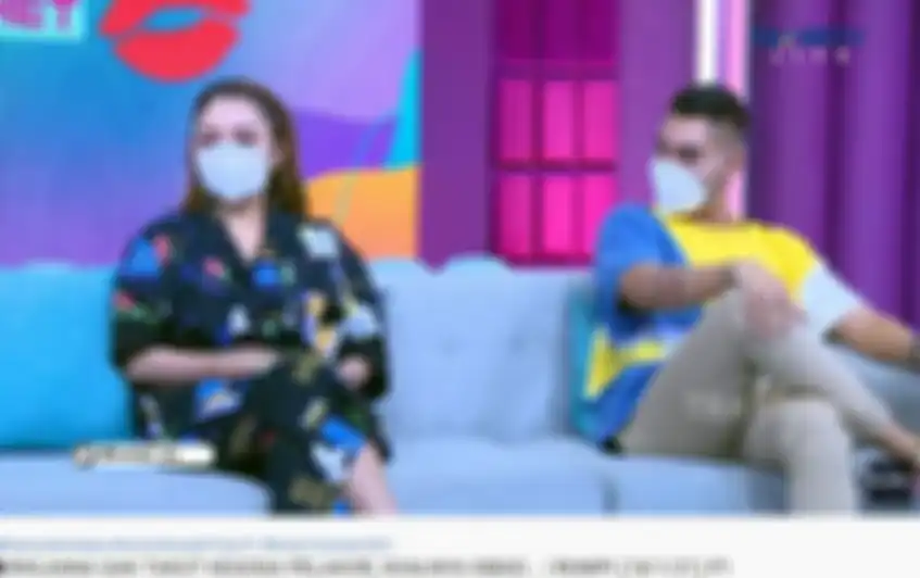 Krisjianna dan Sibad saat hadir di acara Rumpi No Secret