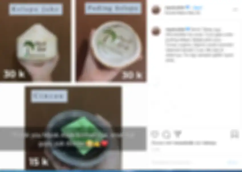 Puding dagangan Mpok Atiek