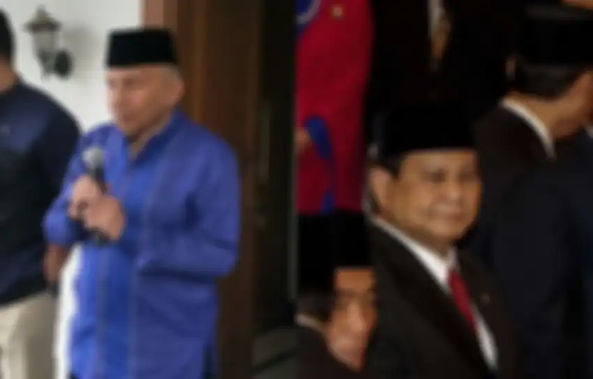 Amien Rais - Prabowo Subianto