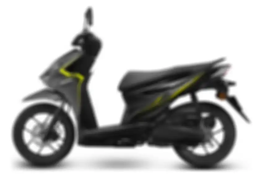 Motor baru Honda BeAT 2025 warna abu-abu doff di Malaysia