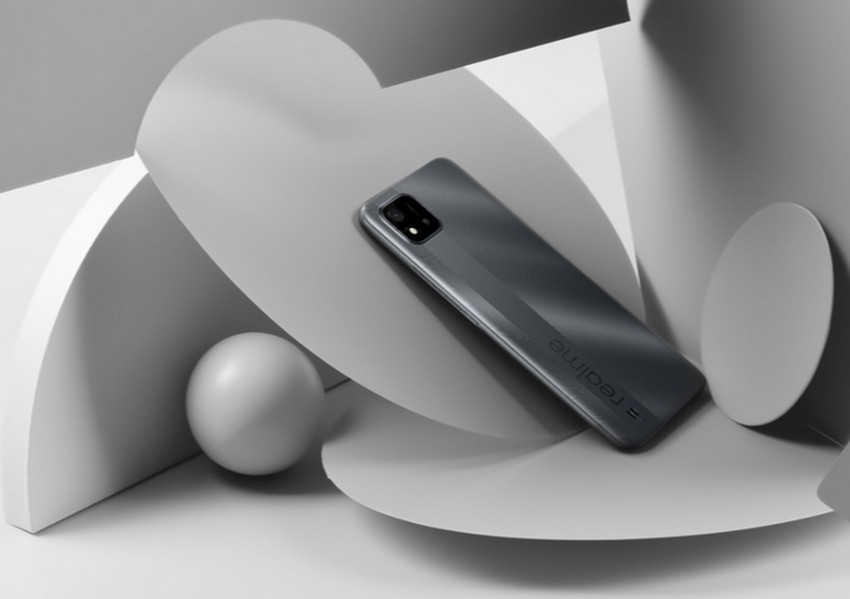 realme C20 warna Iron Grey