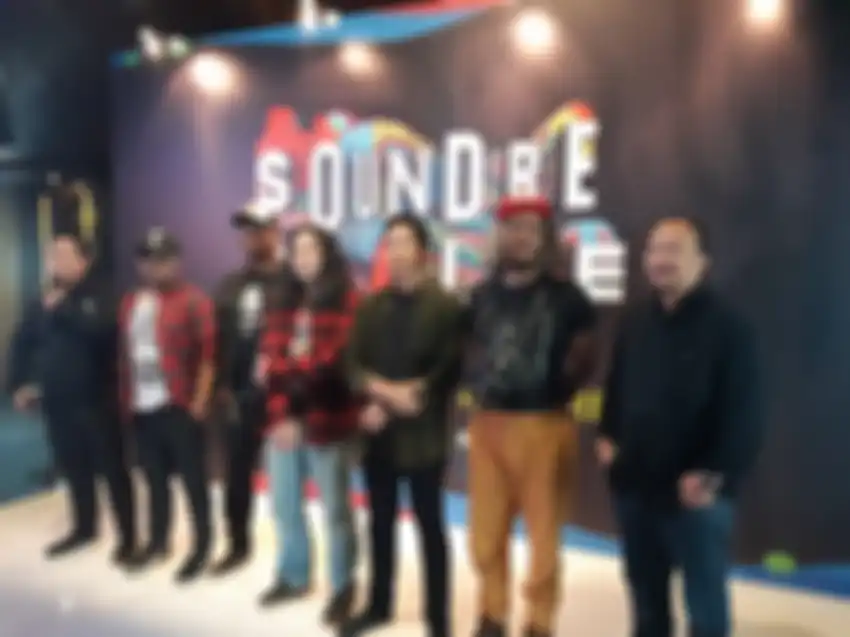 Baskara bersama penampil Soundrenaline 2019 lainnya.