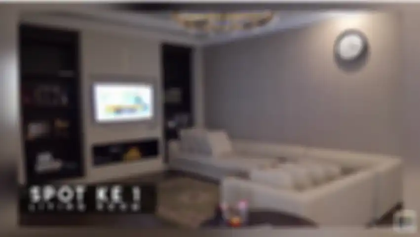 Ruang keluarga rumah Shireen dan Wisnu