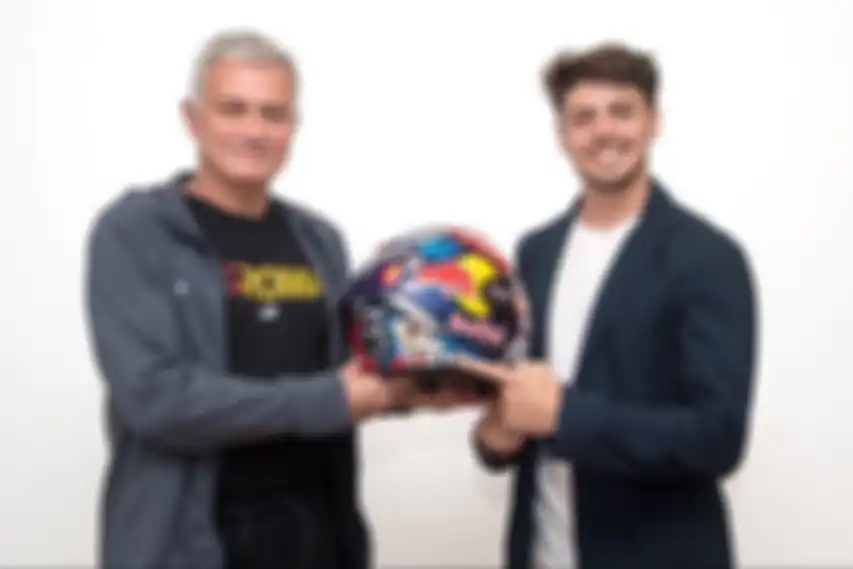 Fabio Diggia bersama Jose Mourinho.