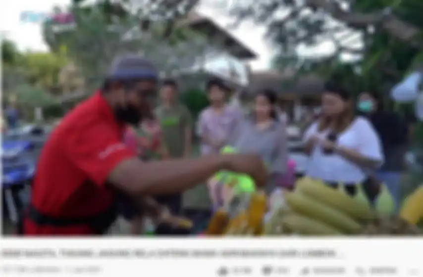 Nagita Slavina ngidam jagung bakar saat di Bali