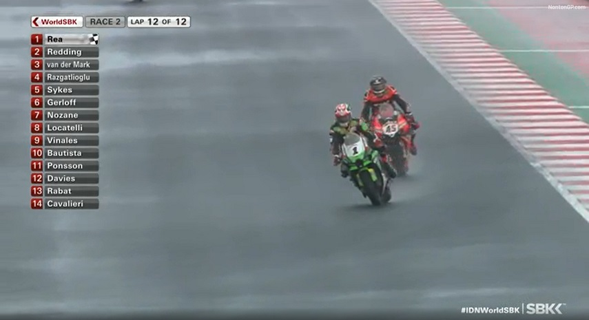 Para pembalap WSBK Indonesia 2021 yang berlangsung di Sirkuit Mandalika.