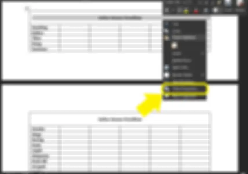 Pilihan Table properties