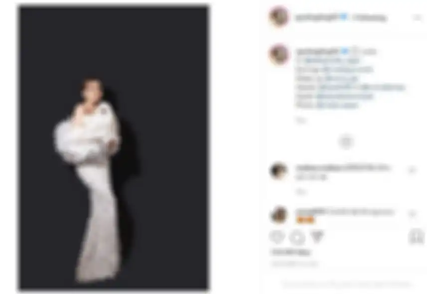 Ayu Ting Ting kenakan gaun mewah