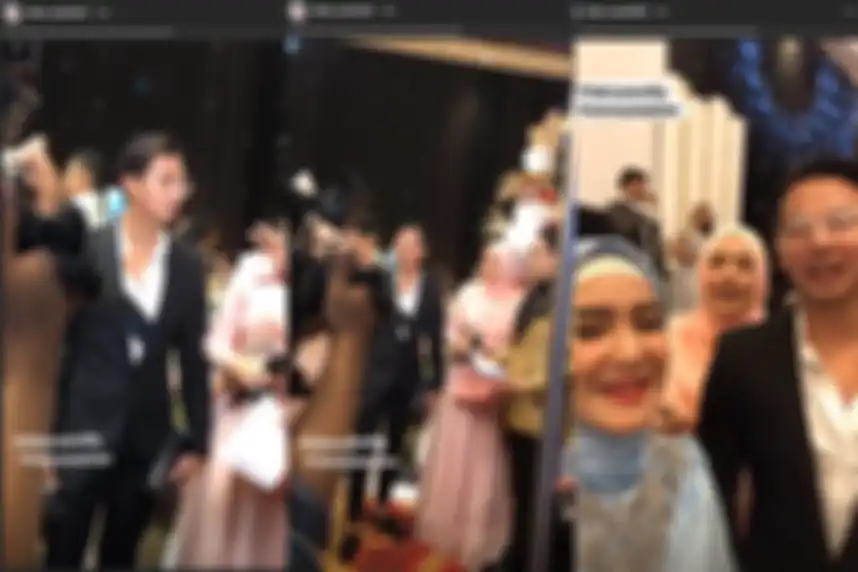 Intan Nuraini salah fokus pada baju Sonny Septian