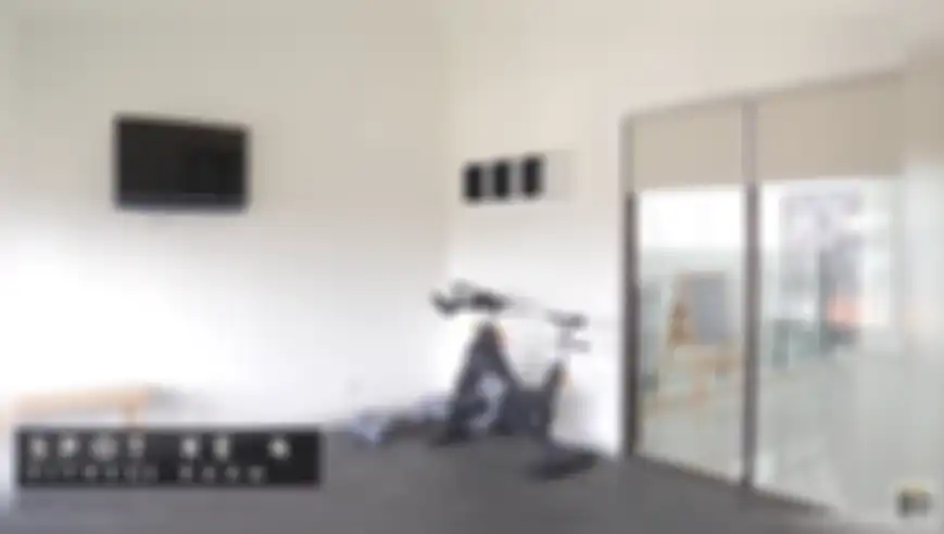 Ruang fitness rumah Shireen