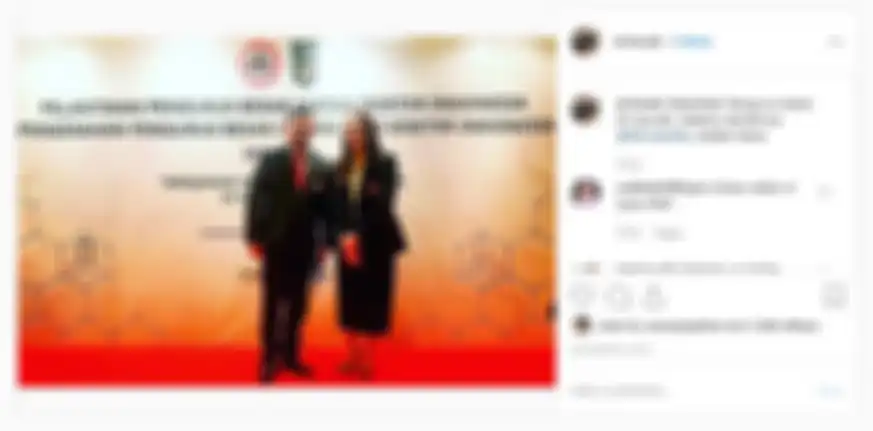 Dokter Farabi saat dilantik sebagai Pengurus Besar Ikatan Dokter Indonesia, bersama dokter Reisa