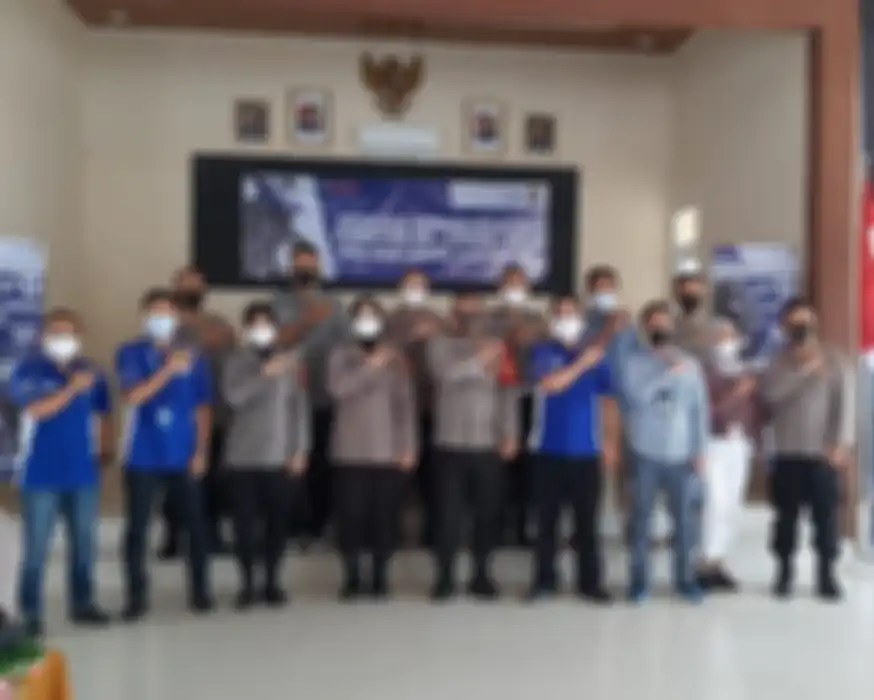 Kerjasama PT Lautan Teduh Main Dealer Yamaha Lampung, Polda Lampung dan BRI Lampung.